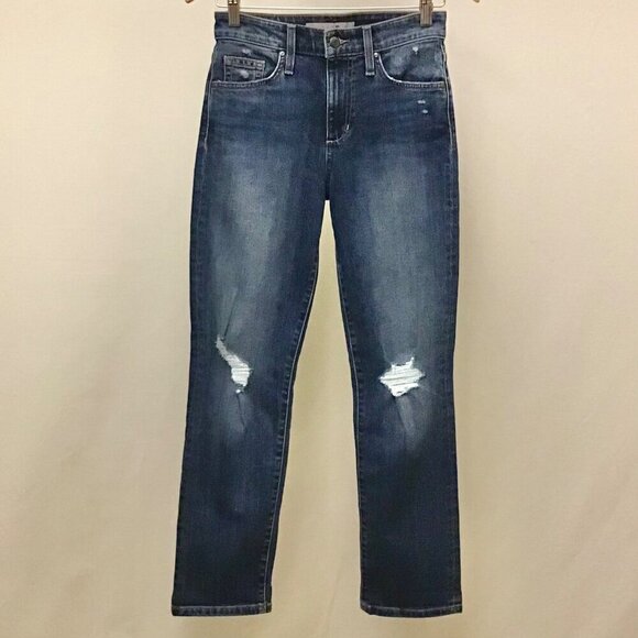 Joe’s Jeans 24 Niki Straight Leg Boyfriend Women’s Distressed Jeans Inglewood - Picture 2 of 9